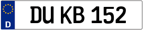 Truck License Plate